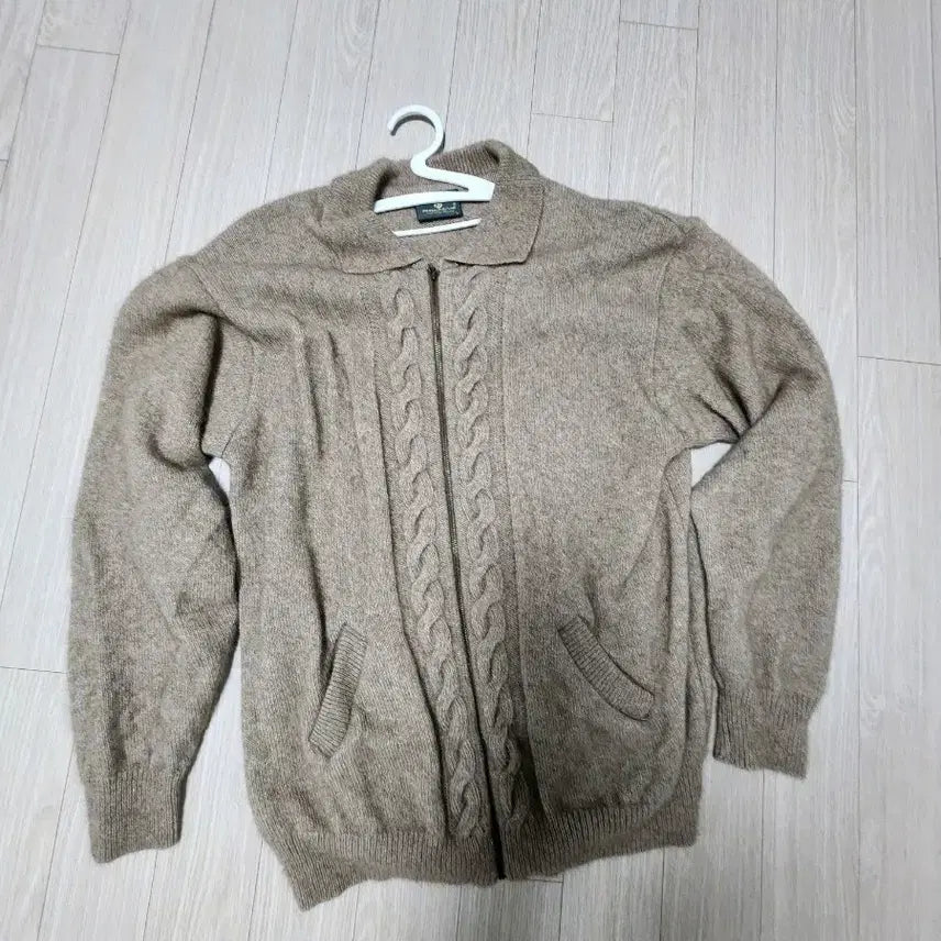 [BUNJANG] Lambswool Knit Zip-Up L / 램스울 니트 집업 L
