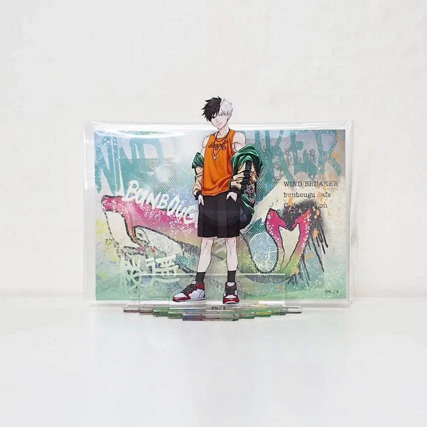 [BUNJANG] Wind Breaker Sakura Haruka Stationery Cafe Acrylic Stand / 윈브레 - 사쿠라 하루카 문방구 카페 원화 아크릴 스텐드 판매합니다.