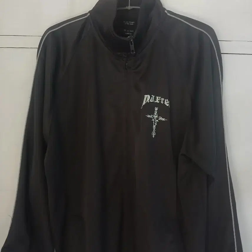 [BUNJANG] DJ FREE Japan Black Track Jacket / DJ FREE 일본 블랙 트랙탑 져지 자켓