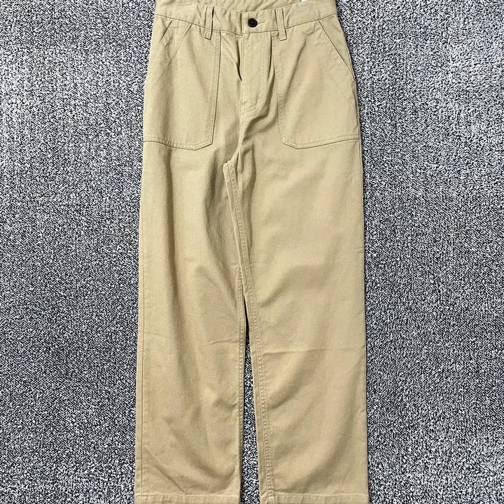 [BUNJANG] Uniform Bridge Cotton Straight Fit Pants Beige / 빈티지9. 유니폼브릿지 코튼 스트레이트핏 팬츠 베이지