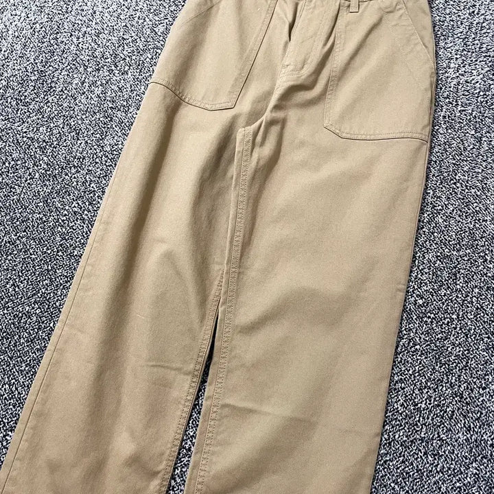 [BUNJANG] Uniform Bridge Cotton Straight Fit Pants Beige / 빈티지9. 유니폼브릿지 코튼 스트레이트핏 팬츠 베이지