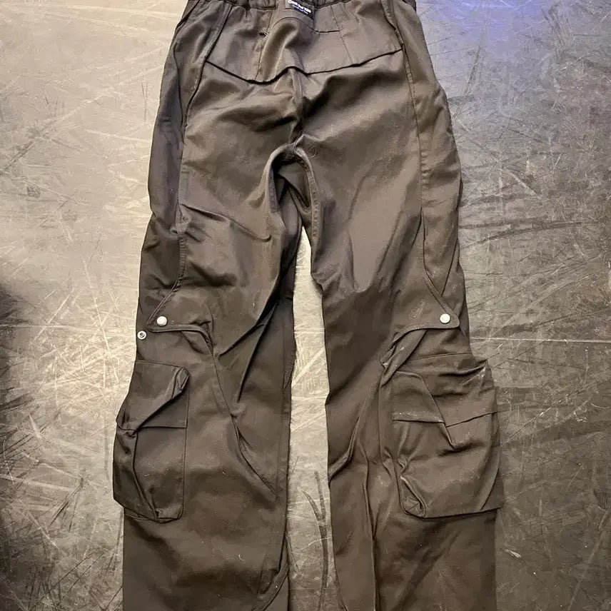 [BUNJANG] Cost Per Kilo Spiral Pants XL Black Cotton / XL 코스트퍼킬로 스파이럴 팬츠 새상품