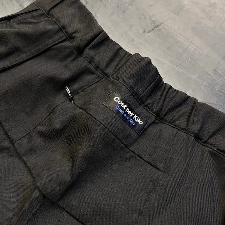 [BUNJANG] Cost Per Kilo Spiral Pants XL Black Cotton / XL 코스트퍼킬로 스파이럴 팬츠 새상품