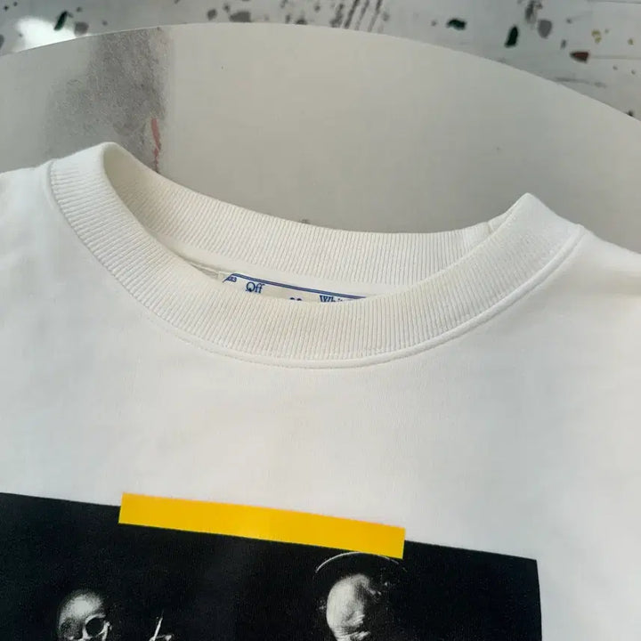 [BUNJANG] Off-White Caravaggio Sweatshirt White L / [정품/백화점판] 21F 오프화이트 카라바조 맨투맨 화이트