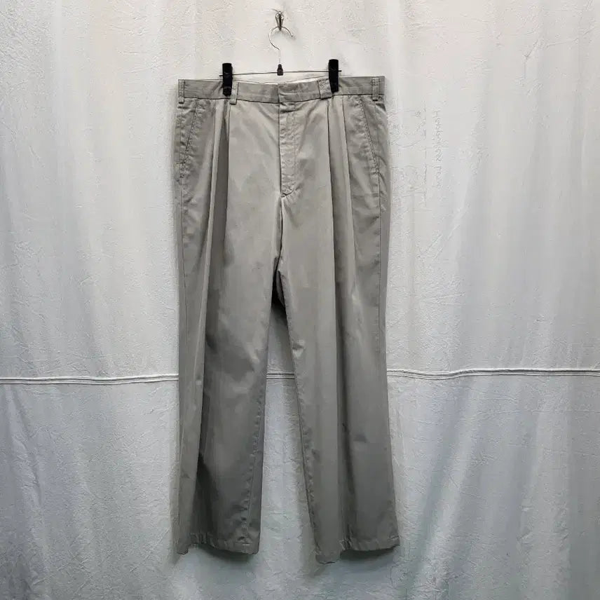 [BUNJANG] Saint Laurent Beige Cotton Pants / 입생로랑 베이지  면바지