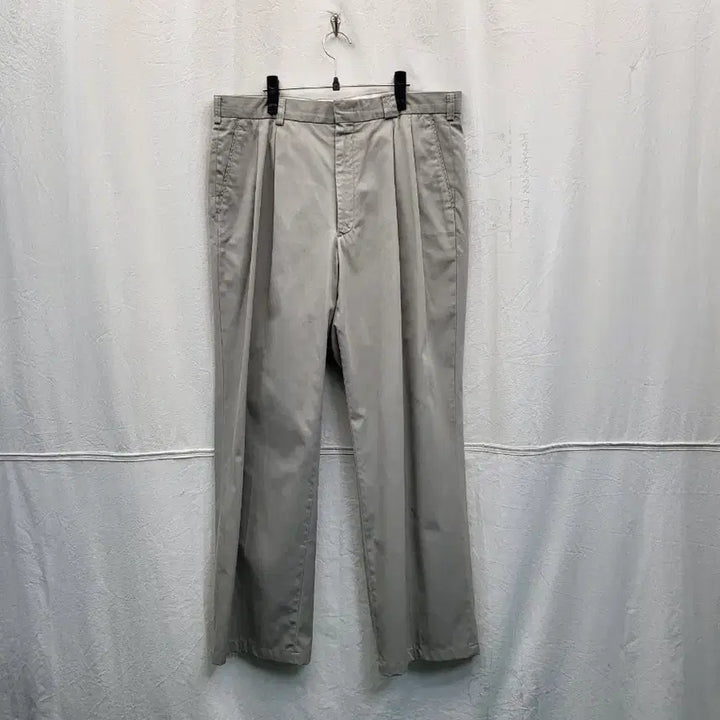 [BUNJANG] Saint Laurent Beige Cotton Pants / 입생로랑 베이지  면바지