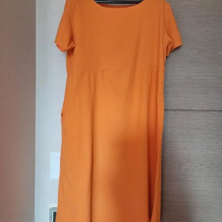 [BUNJANG] Orange One-Piece Dress / 오렌지원피스