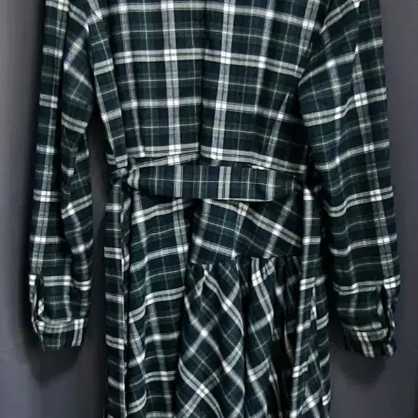 [BUNJANG] Visit in New York Check Shirt Dress / 비지트인뉴욕 체크 셔츠 드레스(66)