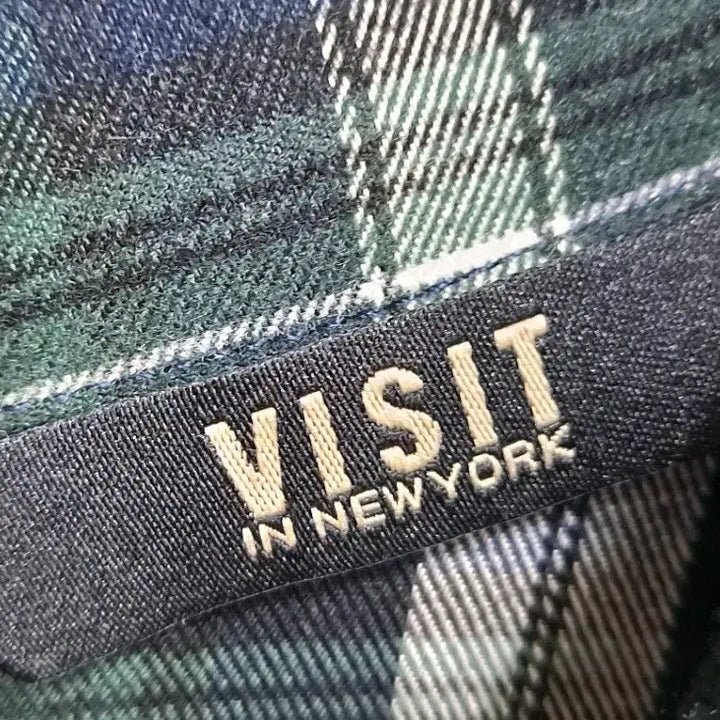 [BUNJANG] Visit in New York Check Shirt Dress / 비지트인뉴욕 체크 셔츠 드레스(66)
