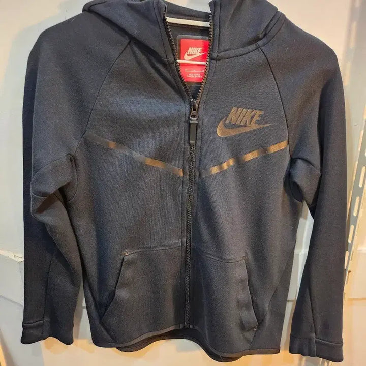 [BUNJANG] Nike Black Hooded Zip-Up Hoodie (M) / <만원빈티지>나이키 후드 집업 블랙