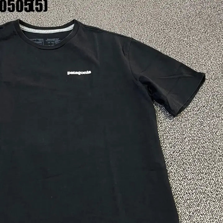 [BUNJANG] Patagonia Black Short Sleeve T-Shirt / 파타고니아 블랙 반팔 티셔츠
