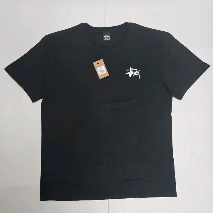 [BUNJANG] Stussy Basic Logo Short Sleeve T-Shirt Black L / 스투시 기본 로고 반팔 티셔츠 블랙 L 새상품