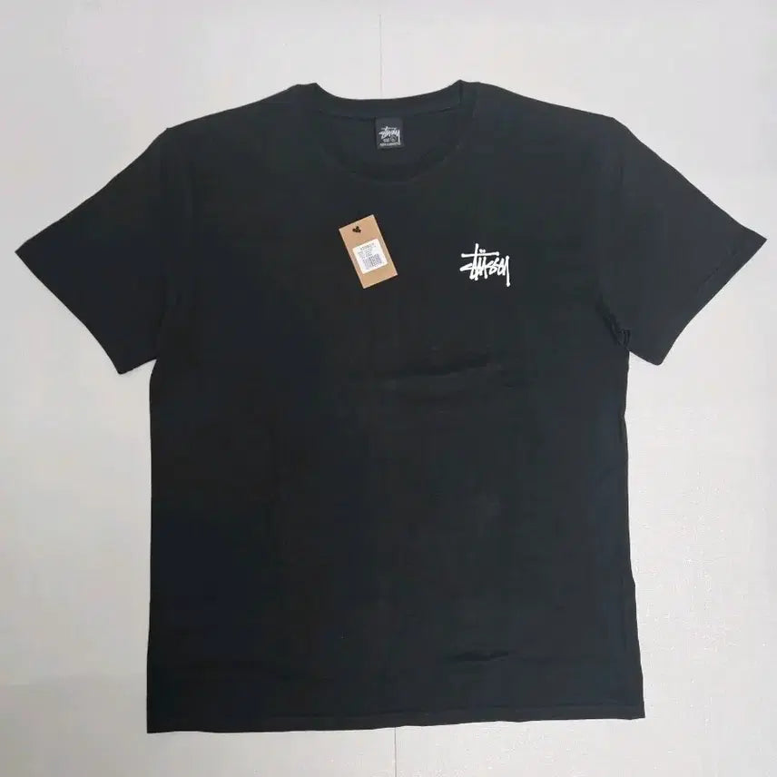 [BUNJANG] Stussy Basic Logo Short Sleeve T-Shirt Black L / 스투시 기본 로고 반팔 티셔츠 블랙 L 새상품