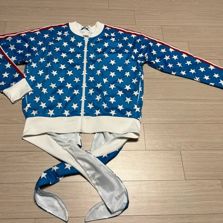 [BUNJANG] Adidas x Jeremy Scott Star Pattern Track Jacket / (거의새것)아디다스 제레미 스캇 타이 테일 트랙 자켓 85