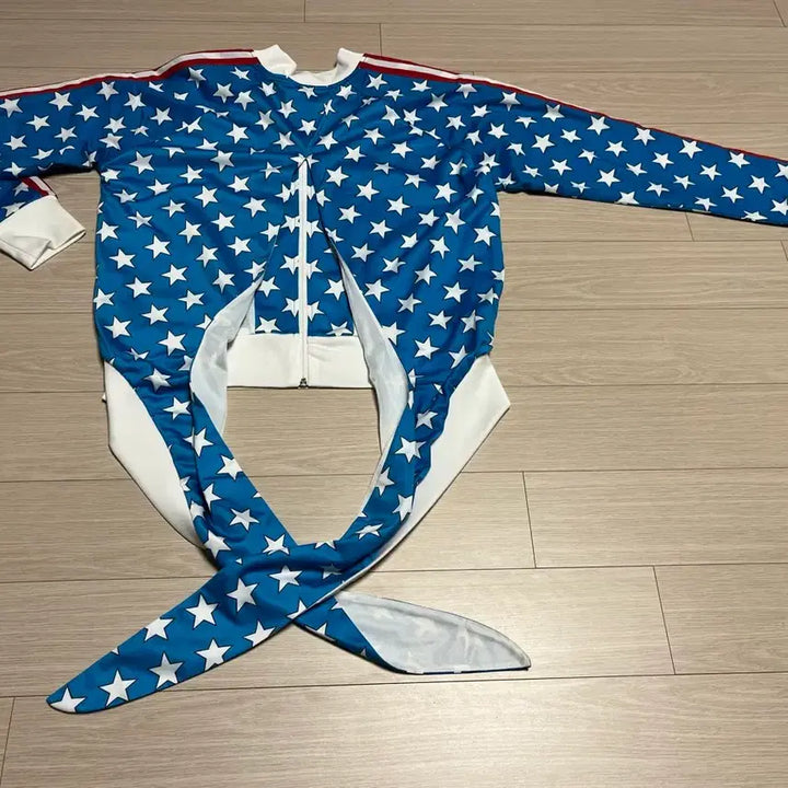 [BUNJANG] Adidas x Jeremy Scott Star Pattern Track Jacket / (거의새것)아디다스 제레미 스캇 타이 테일 트랙 자켓 85