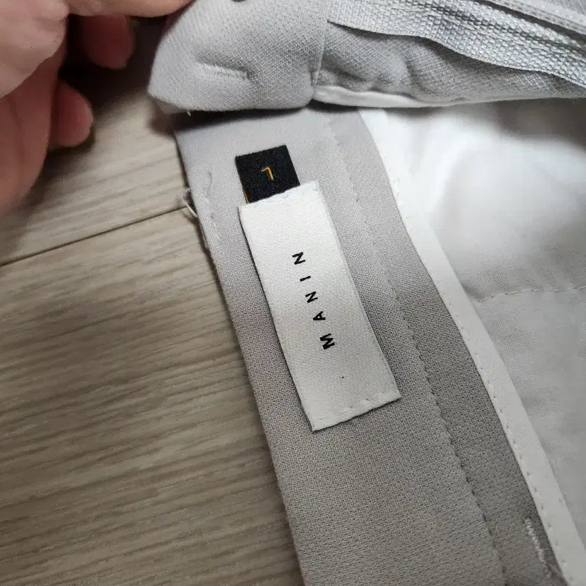 [BUNJANG] Light Grey Slacks L / 라이트 그레이 슬랙스 L
