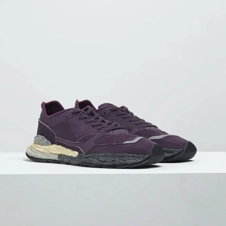 [BUNJANG] Maison Mihara Yasuhiro x Bed J.W. Ford George OG Sole Mixed Material Low-Top Sneakers Purple / 메종 미하라 야스히로 X 베드 J.W. 포드 조지 스니커즈 퍼플