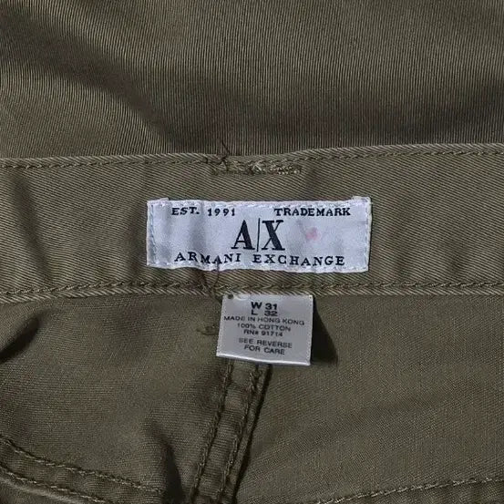 [BUNJANG] AX Armani Exchange Cotton Pants W31 / AX 아르마니 익스체인지 면바지 W31