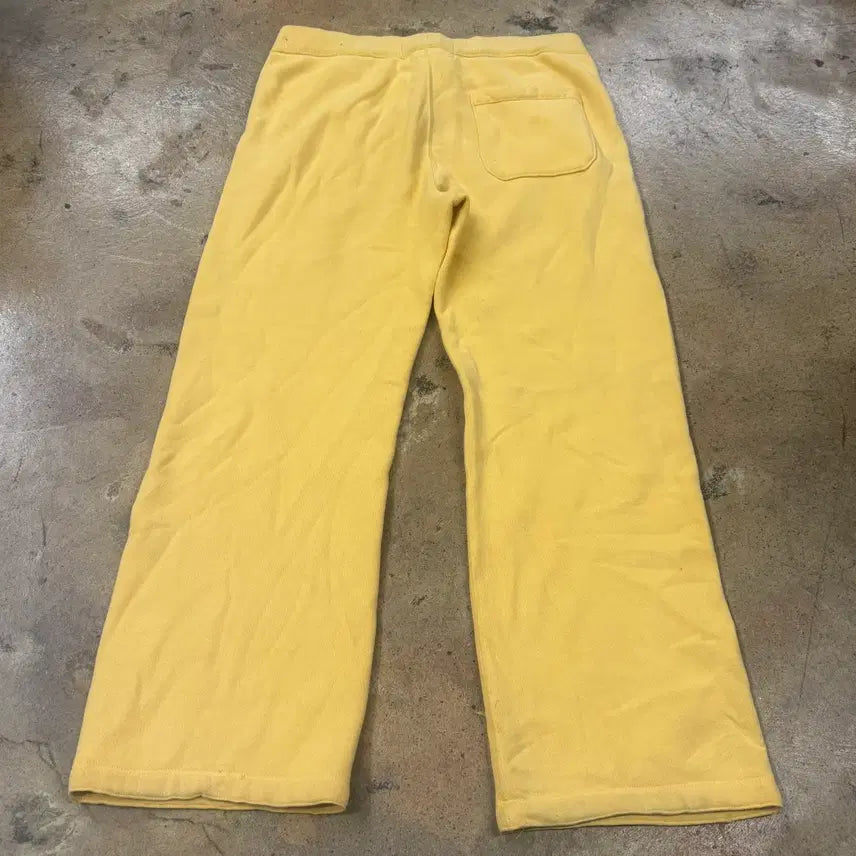 [BUNJANG] Abercrombie Training Pants Yellow Lemon / [정품/S] 아베크롬비 츄리닝 바지 옐로우 레몬