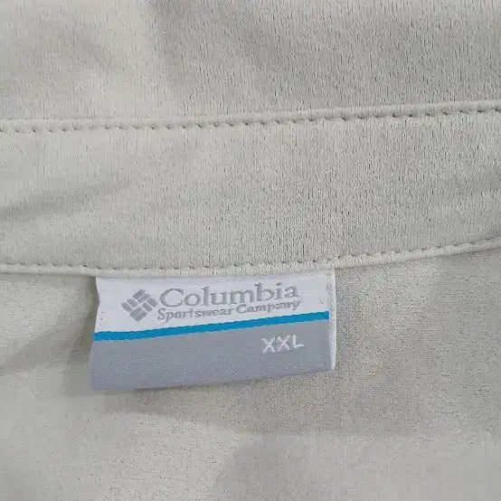 [BUNJANG] Columbia Short Sleeve Polo Shirt Ivory / 컬럼비아 반팔 폴로셔츠 아이보리