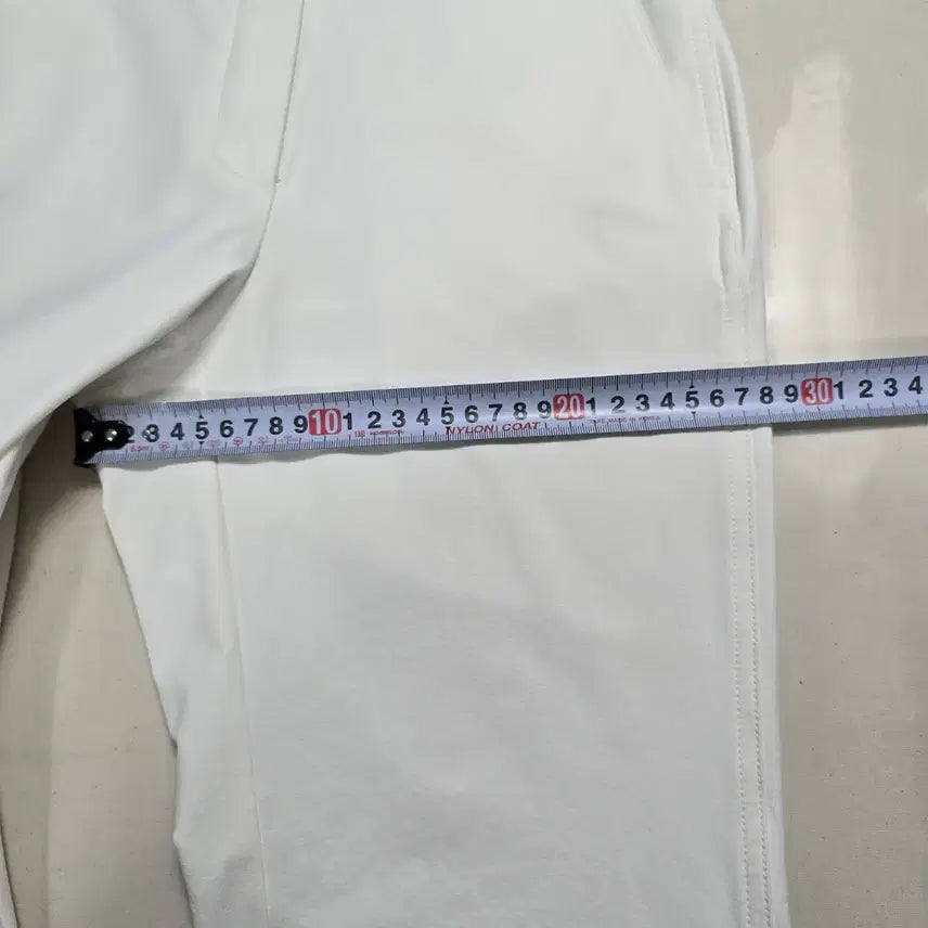 [BUNJANG] 1851 Span White Banding Jogger Pants (Size S) / 1851 스판 화이트 밴딩 조거팬츠 S