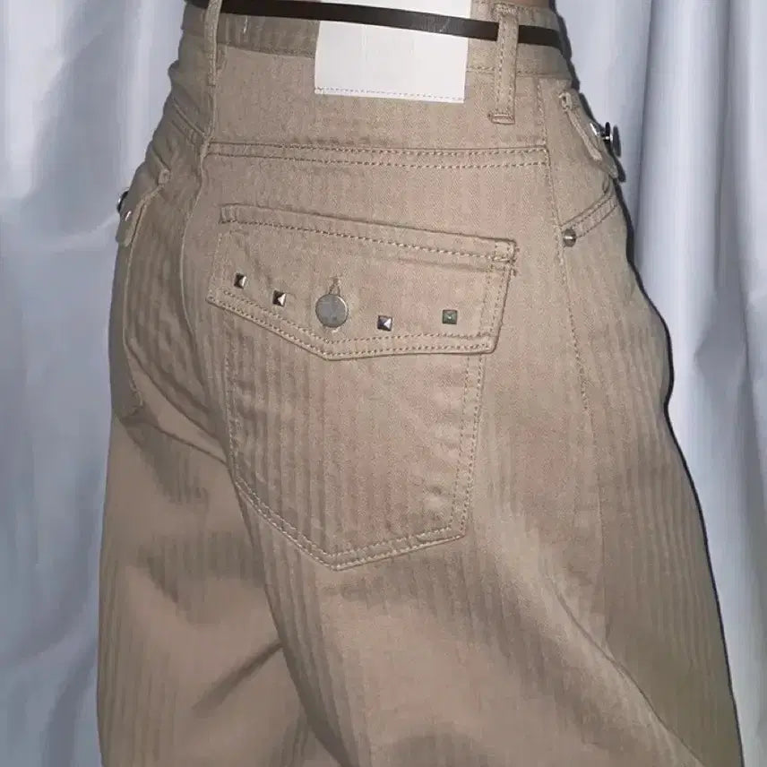 [BUNJANG] The Boyage Vintage Stud Pocket Wide Pants / 더보야쥬 빈티지 스터드 포켓 와이드 팬츠