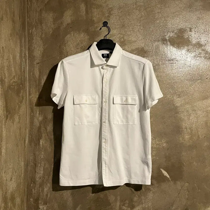 [BUNJANG] Uniqlo Theory Short Sleeve Shirt / 유니클로 띠어리 반팔 셔츠