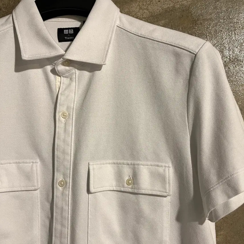 [BUNJANG] Uniqlo Theory Short Sleeve Shirt / 유니클로 띠어리 반팔 셔츠