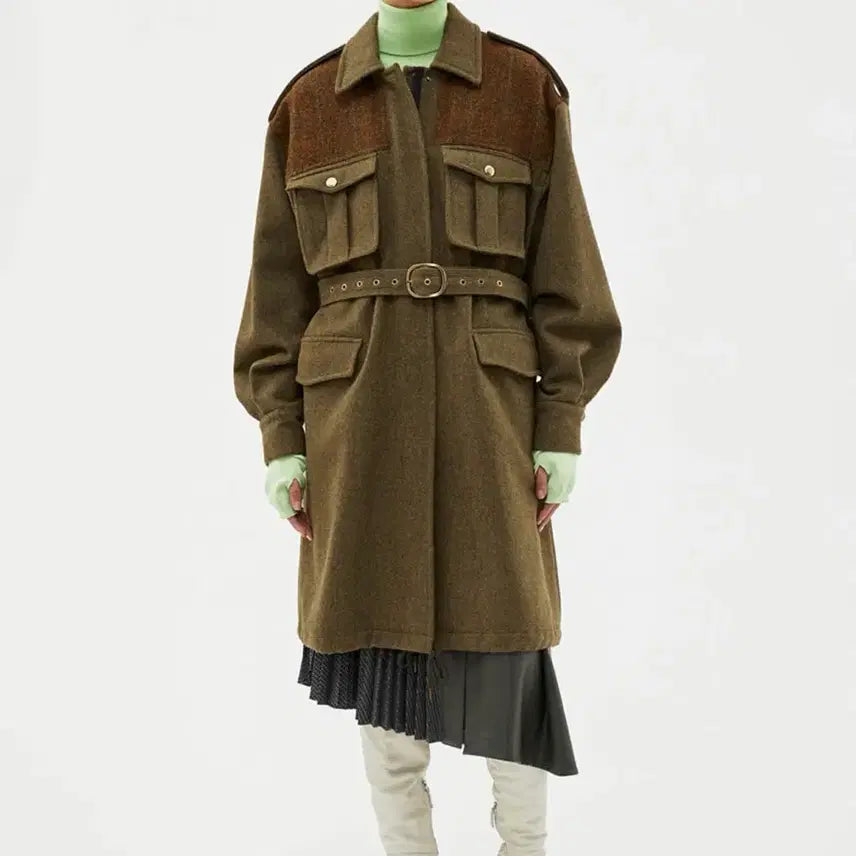 [BUNJANG] Andersson Bell Contrast Military M-65 Field Coat / 앤더슨벨 콘트라스트 밀리터리 M-65 필드 코트 S