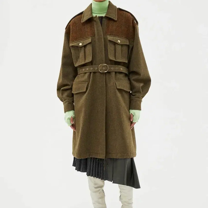 [BUNJANG] Andersson Bell Contrast Military M-65 Field Coat / 앤더슨벨 콘트라스트 밀리터리 M-65 필드 코트 S