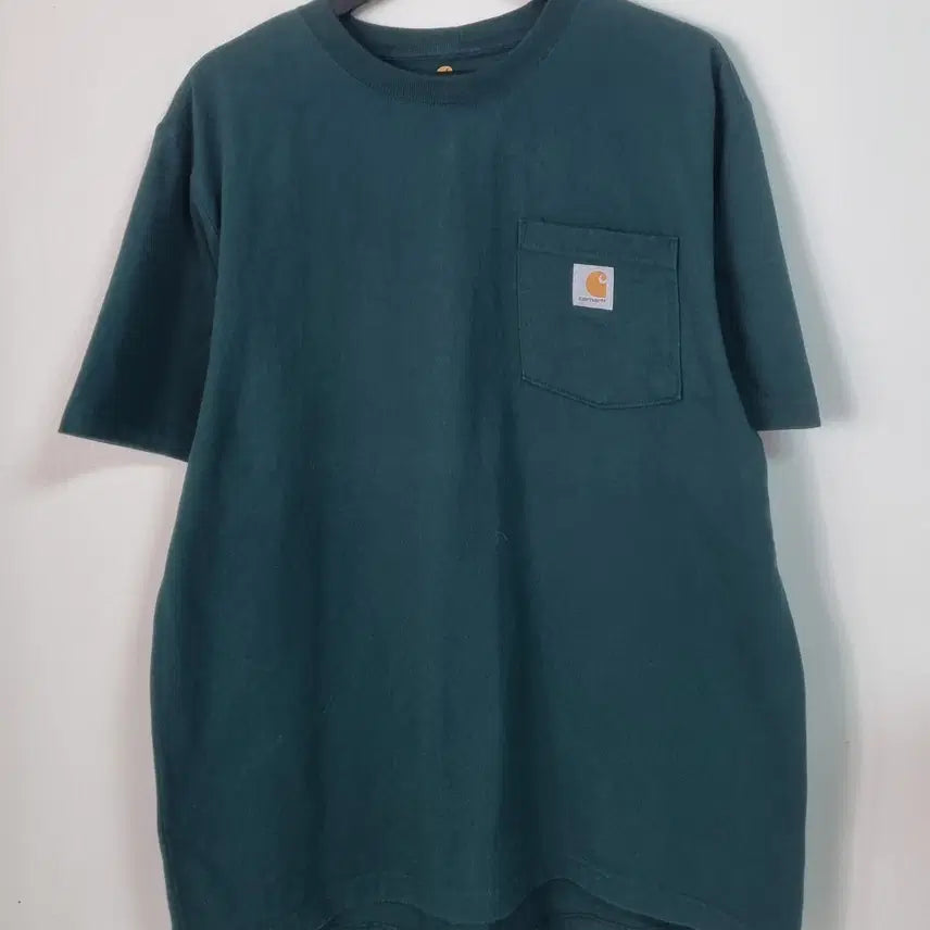 [BUNJANG] Carhartt Original Fit Short Sleeve T-Shirt Deep Green / M ) 칼하트 오리지널핏 딥그린 반팔티
