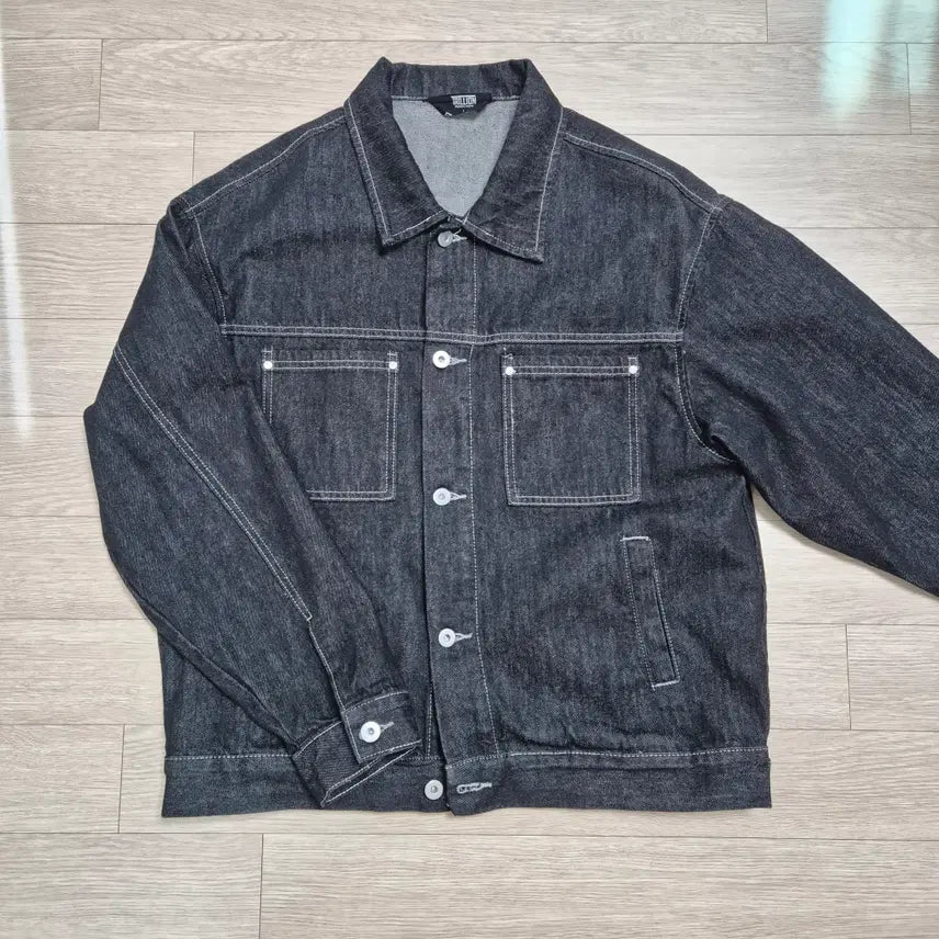 [BUNJANG] TRILLION Washing Stitch Denim Jacket / TRILLION 워싱 스티치 데님자켓