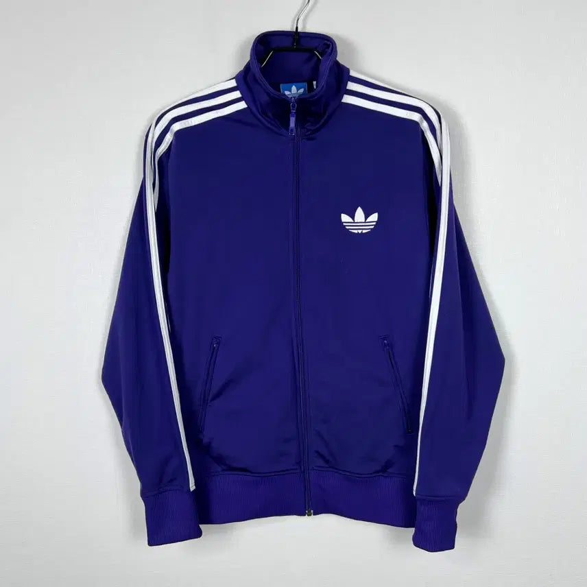 [BUNJANG] Adidas Purple Track Top Jersey Jacket L (100) / 아디다스 퍼플 트랙탑 져지 자켓 남100 L 라덴 빈티지