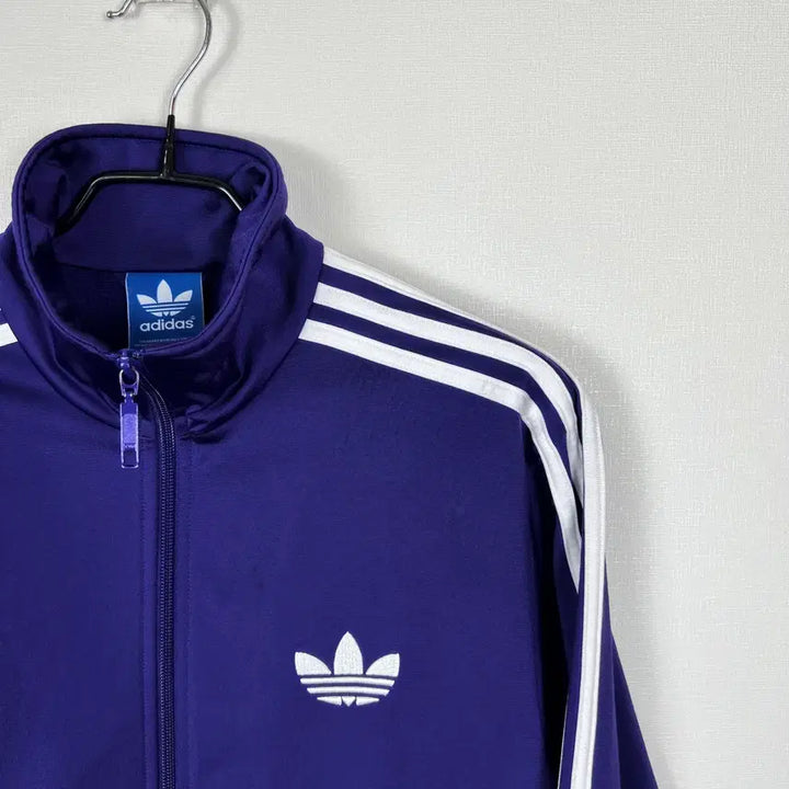 [BUNJANG] Adidas Purple Track Top Jersey Jacket L (100) / 아디다스 퍼플 트랙탑 져지 자켓 남100 L 라덴 빈티지