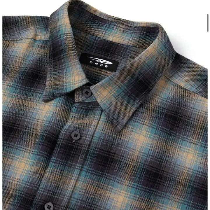 [BUNJANG] DNSR Oversized Check Shirt Yellow-Blue / DNSR 오버사이즈 체크 셔츠 옐로우블루 (새상품)