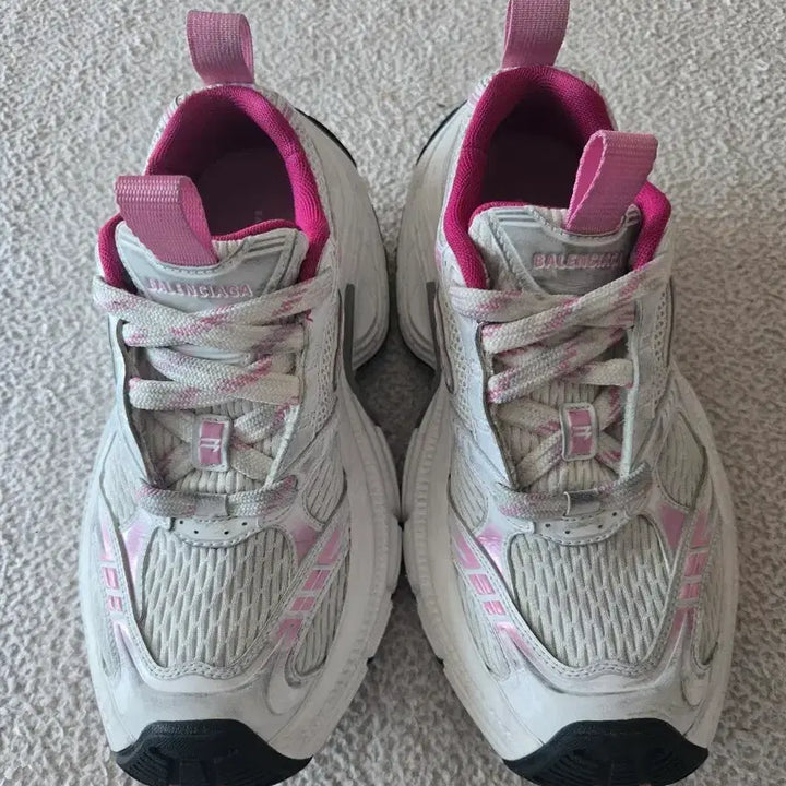 [BUNJANG] Balenciaga 6XL White Pink Sneakers Size 38 / 발렌시아가 6xl 화이트 핑크 운동화 38사이즈