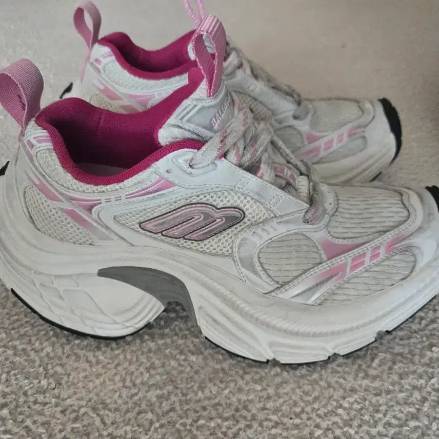 [BUNJANG] Balenciaga 6XL White Pink Sneakers Size 38 / 발렌시아가 6xl 화이트 핑크 운동화 38사이즈