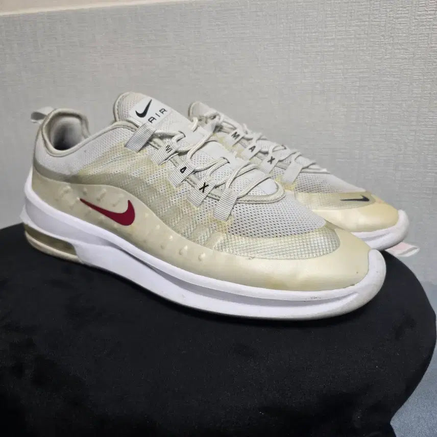 [BUNJANG] Nike Air Max Sneakers Beige/Burgundy / 나이키 에어맥스 운동화 베이지/버건디
