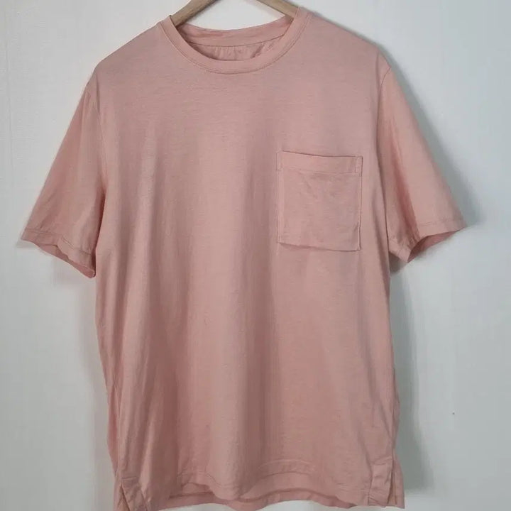 [SOLD OUT] L (100) 시스템 핑크 포켓 반팔티