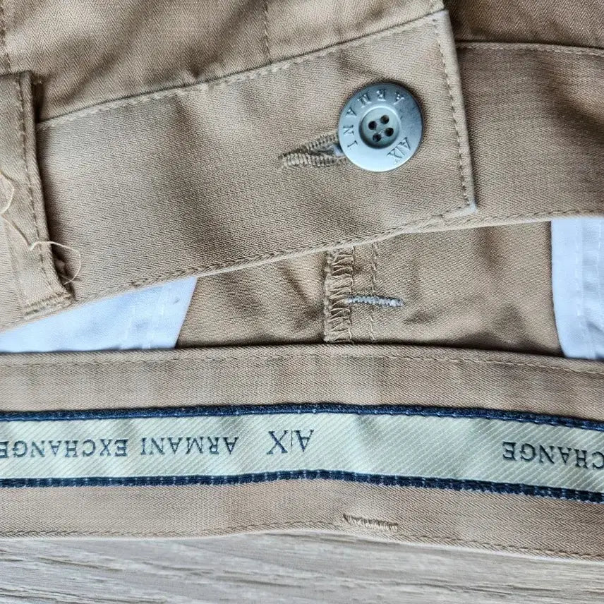 [BUNJANG] Armani Exchange Beige Cotton Pants (32) / ARMANI EXCHANGE 베이지 면바지 32