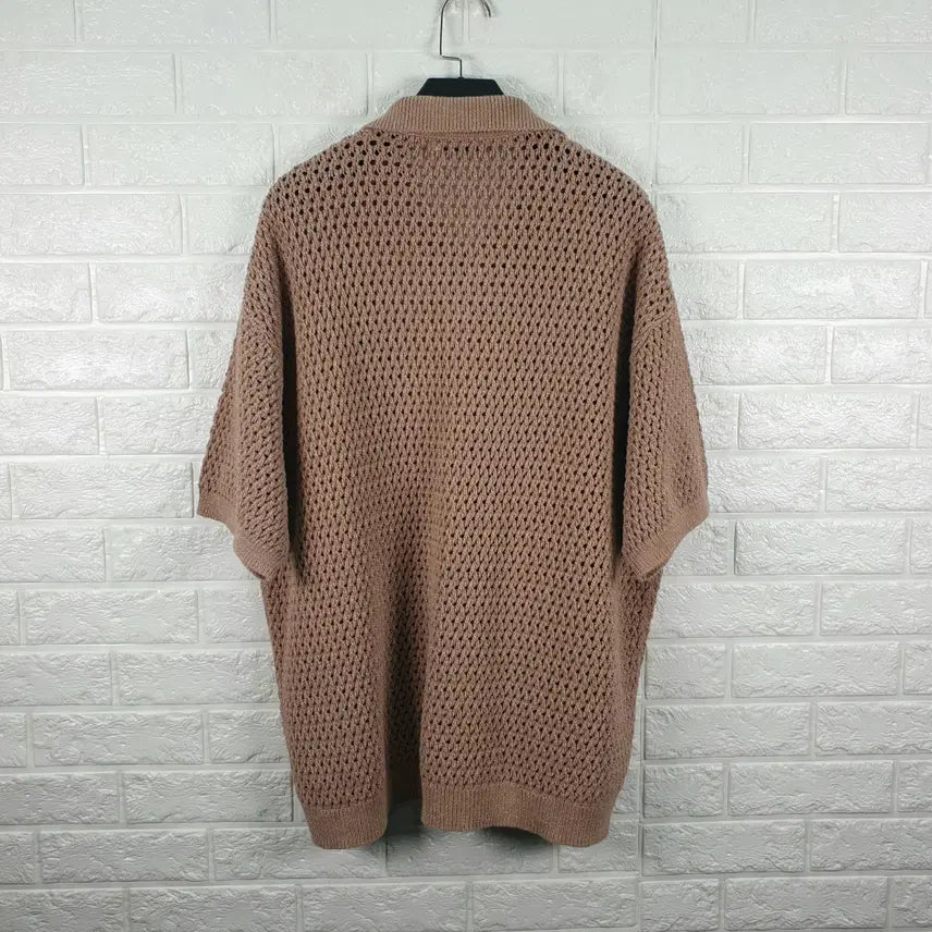 [BUNJANG] Zara Oversized Fit Collar Knit Short Sleeve T-shirt / [100]자라 오버핏 반팔 카라 니트
