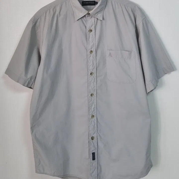 [BUNJANG] Beanpole Vintage Gray Oversized Half-Sleeve Shirt XL (105) / 오버핏 XL (105) 빈폴 빈티지 그레이 반팔셔츠