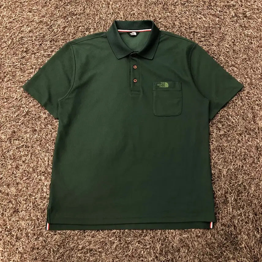 [BUNJANG] The North Face Collar Short Sleeve T-Shirt / 105 노스페이스 카라 반팔 티셔츠