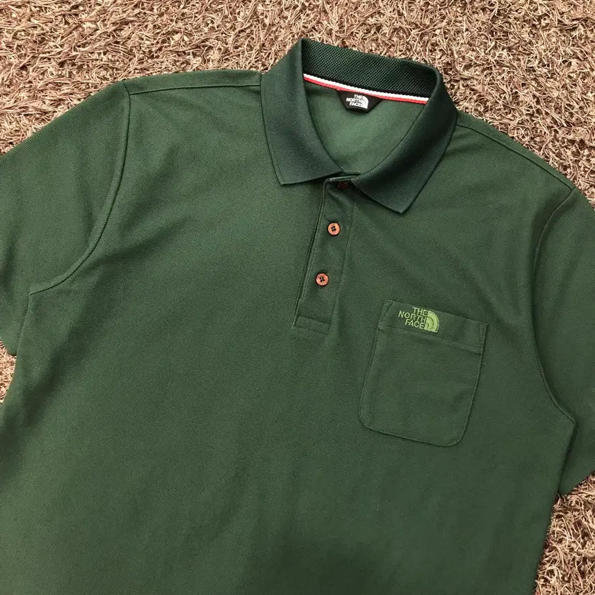 [BUNJANG] The North Face Collar Short Sleeve T-Shirt / 105 노스페이스 카라 반팔 티셔츠