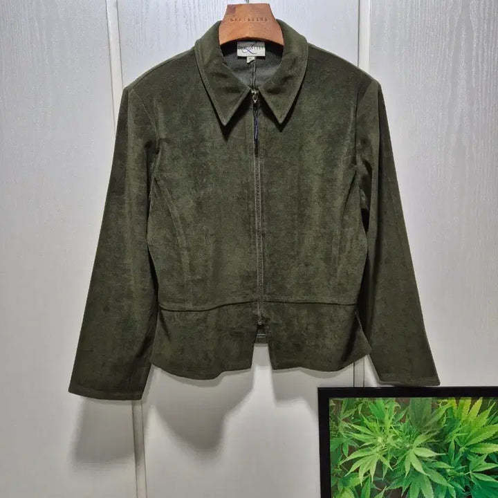 [BUNJANG] ORTALLEY Suede Jacket Khaki Olive / (세일)JPN VTG. ORTALLEY 카키올리브색 스웨이드 자켓