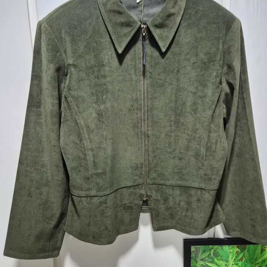 [BUNJANG] ORTALLEY Suede Jacket Khaki Olive / (세일)JPN VTG. ORTALLEY 카키올리브색 스웨이드 자켓