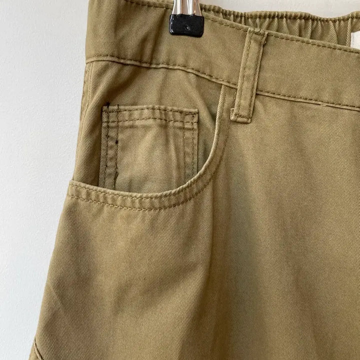 [BUNJANG] Weather Beige Curved Dyeing Cow Pants / 웨더 베이지 커브 다잉카오팬츠