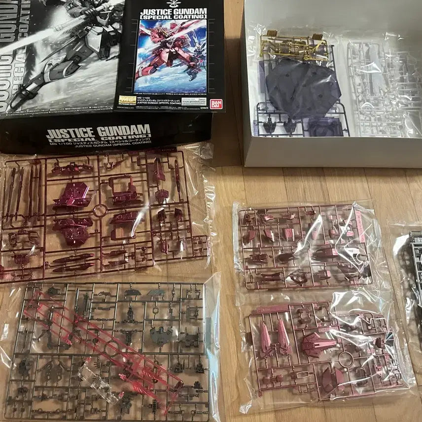 [BUNJANG] Bandai MG Justice Gundam Special Coating / 반다이 mg 저스티스 건담 스페셜 코팅