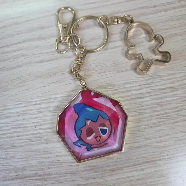 [BUNJANG] Cookie Run Kingdom Sherbet Shark Cookie Soulstone Keychain / 쿠킹덤 샤벳상어 영혼석 키링