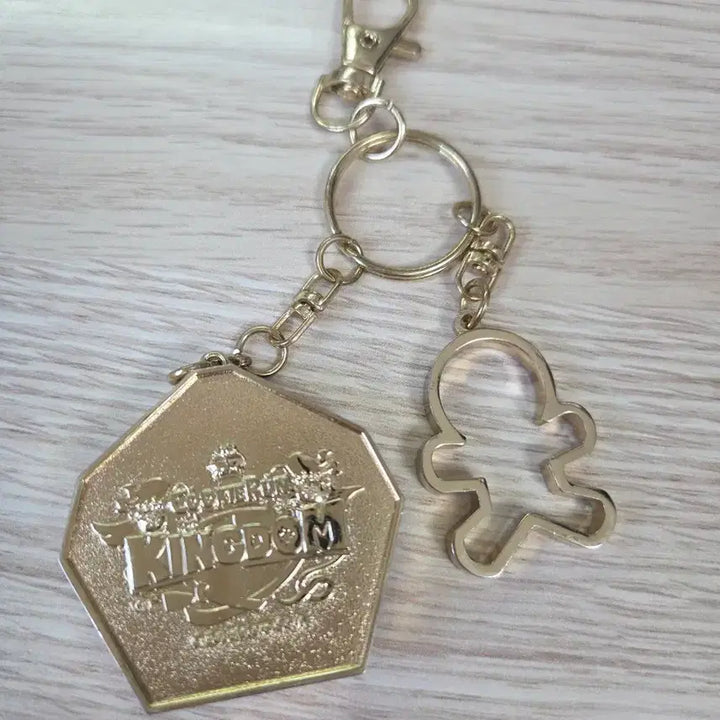 [BUNJANG] Cookie Run Kingdom Sherbet Shark Cookie Soulstone Keychain / 쿠킹덤 샤벳상어 영혼석 키링